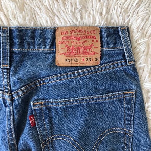 vintage levi button fly jeans